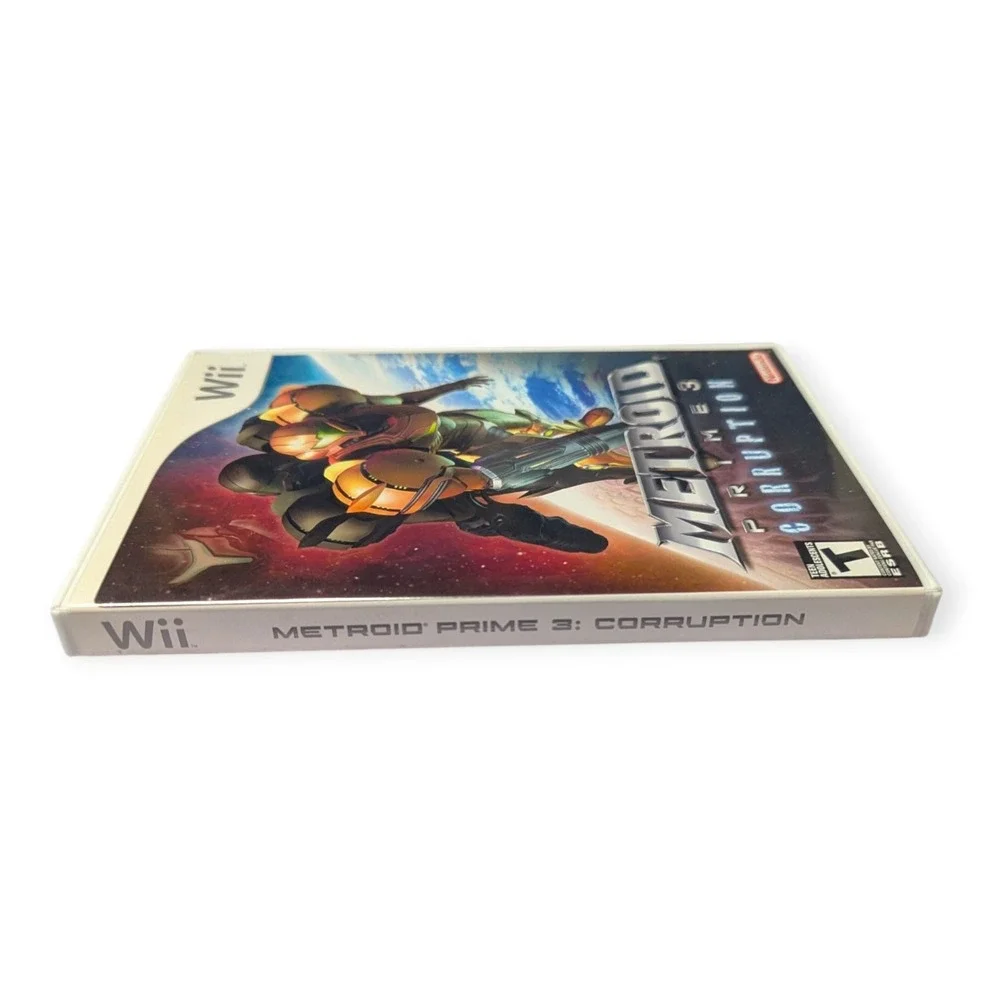 Metroid Prime 3 Corruption Nintendo Wii CIB Complete Samus Aran Action FPS 2007